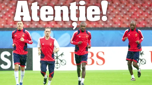 Vieira, Henry și Ribery s-au antrenat normal aseară!