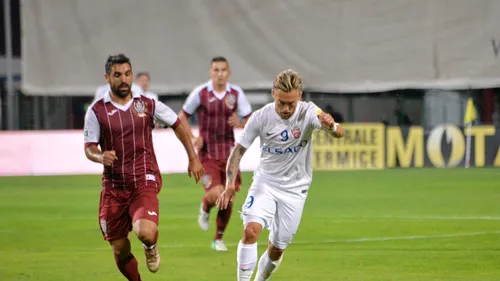 Sânge și ratări. CFR - Botoșani 1-1, într-un meci în care CFR a jucat ofensiv dar ineficient