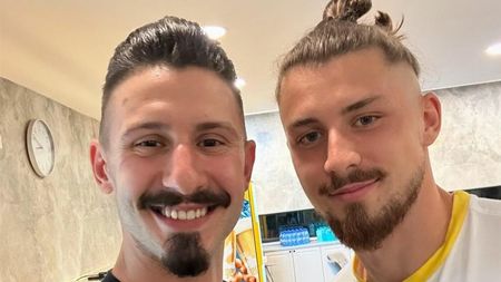 Imagini fabuloase cu fratele lui Radu Drăgușin în centrul orașului Munchen, înainte de România - Ucraina!