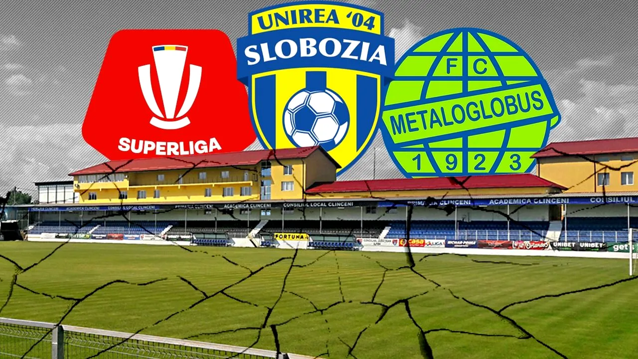Omul care bagă 118.000.000 de euro în Superliga reacționează tranșant legat de situația critică de la Metaloglobus și terenul – problemă de la Clinceni unde joacă și Unirea Slobozia: „Ce vom face din octombrie?”. EXCLUSIV