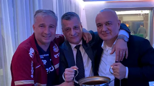 CFR Cluj, show total pe manele după câștigarea titlului în Liga 1! Lăutarii au cântat până dimineața și nu l-au uitat pe patronul campioanei României: „Să trăiască domnul Neluțu!” | VIDEO