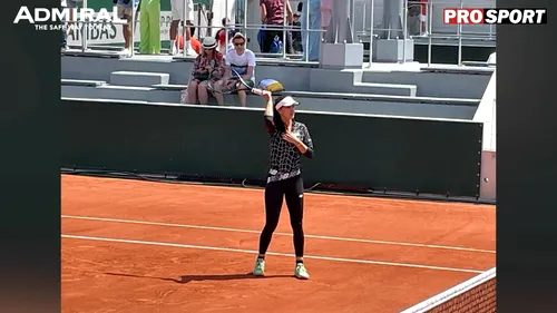 Fără Ion Ion Țiriac Alexandru la ultimul antrenament de la Roland Garros! Pe cine a avut lângă ea Sorana Cîrstea | FOTO & VIDEO EXCLUSIV | CORESPONDENȚĂ DE LA ROLAND GARROS