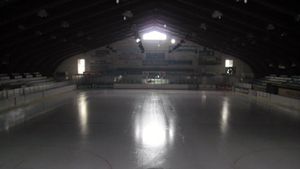 HOCHEI | Situație șocantă la finala Cupei României: un reflector a bubuit deasupra unui grup de spectatori. Patinoarul din Gheorgheni a rămas în beznă cu aproape 2.000 de oameni. Toată lumea a ieșit teafără!