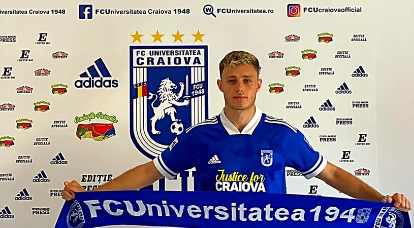”FC U” Craiova a perfectat al 12-lea transfer pentru Liga 2. Un belgian de 23 de ani a intrat sub comanda lui Nicolo Napoli