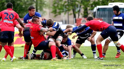 Steaua - CSM București, finala mică a SuperLigii de rugby, va avea loc pe Stadionul Ghencea 