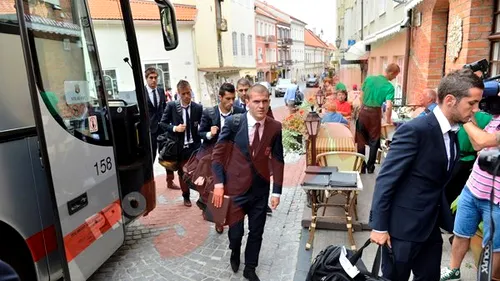 FOTO Steaua a tulburat liniștea din Vilnius!** Roș-albaștrii au fost primiți ca marile echipe de către lituanieni