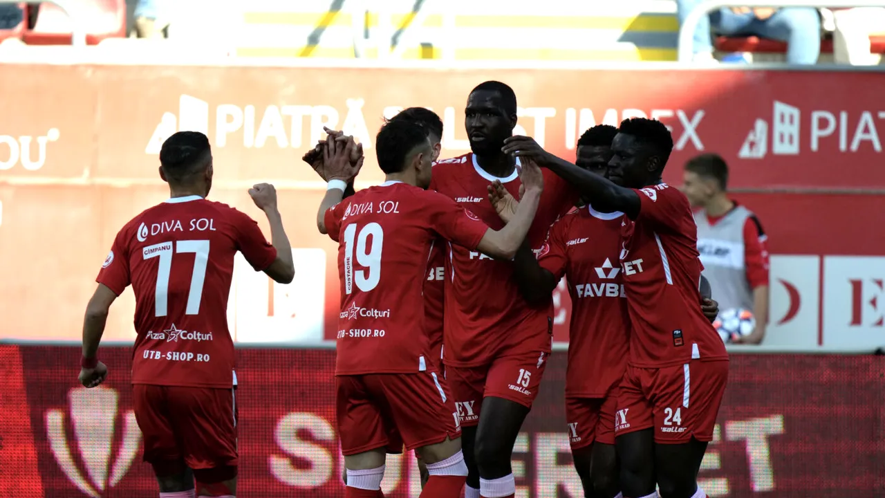 Trupa lui Rednic, ajutată de un autogol să viseze din nou la play-off: UTA - Gloria Buzău 1-0