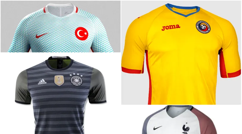 GALERIE FOTO | Cum se îmbracă cele 24 de naționale la EURO 2016! Echipamente impresionante pentru Turcia, Croația sau Franța. Care îți place cel mai mult?