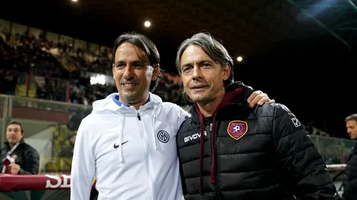Frate, frate, dar fotbalul e pe orgolii! Pippo Inzaghi ține tot cu AC Milan în derby-ul cu Inter, echipa antrenată de Simone, din Liga Campionilor