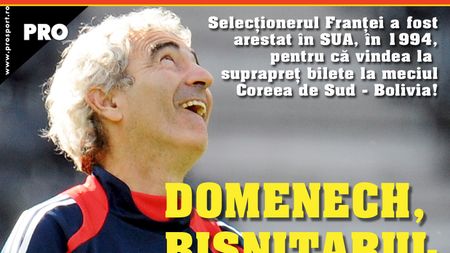 Și Domenech "trișează", dar nu în cazino... :)