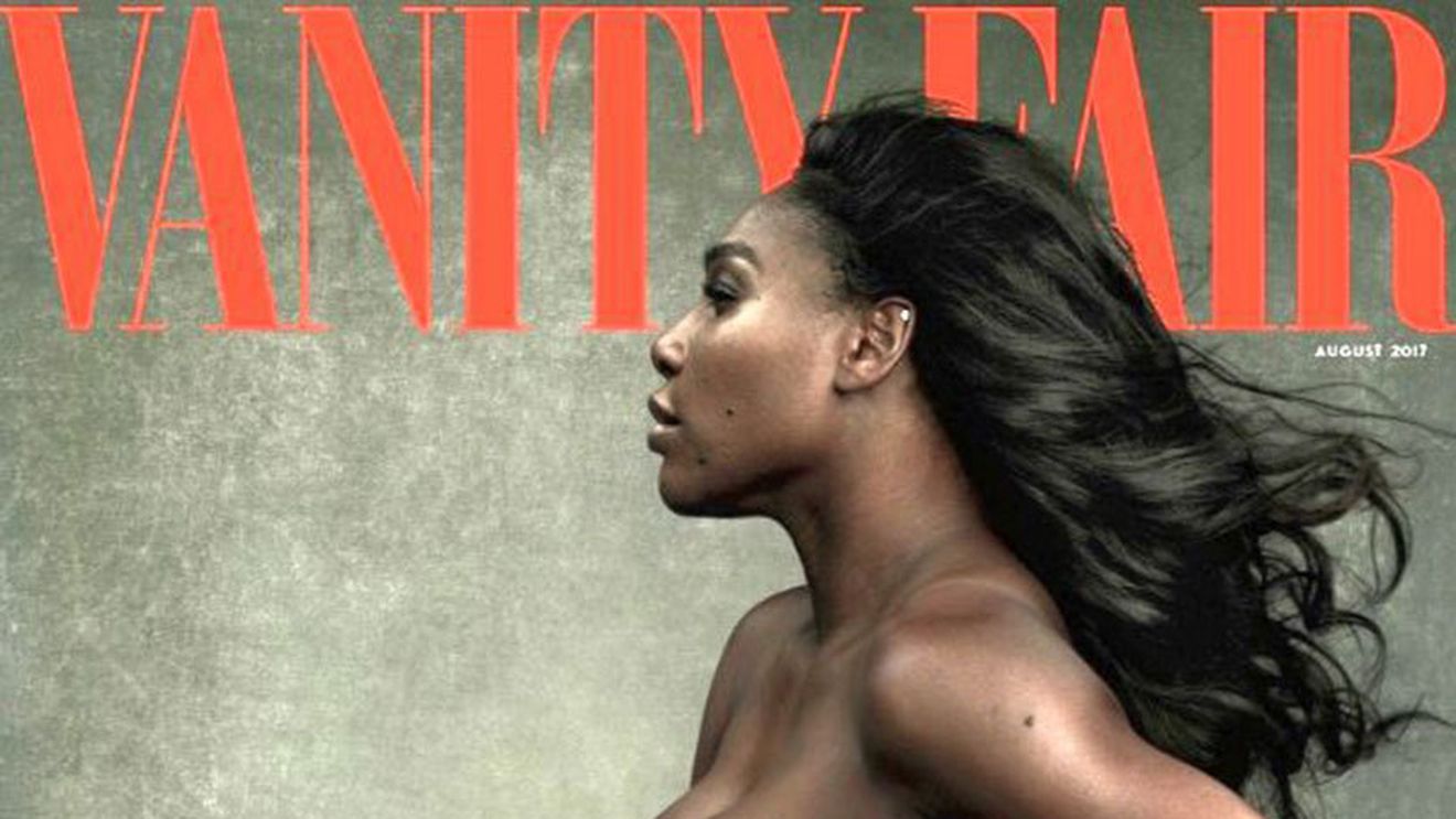 SURPRIZĂ‚ | Serena Williams a acceptat să pozeze goală pentru Vanity Fair, deși este însărcinată în luna a șasea. FOTO