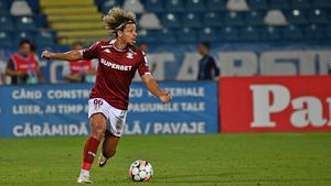 Jayson Papeau, luat prin surprindere de fanii Rapidului! Cum a fost primit în Giulești, înaintea meciului cu Unirea Slobozia