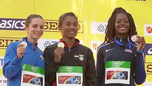 Andrea Miklos, vicecampioană mondială de juniori la atletism în proba de 400 de metri. Clujeanca a stabilit un nou record personal, 52,07 secunde