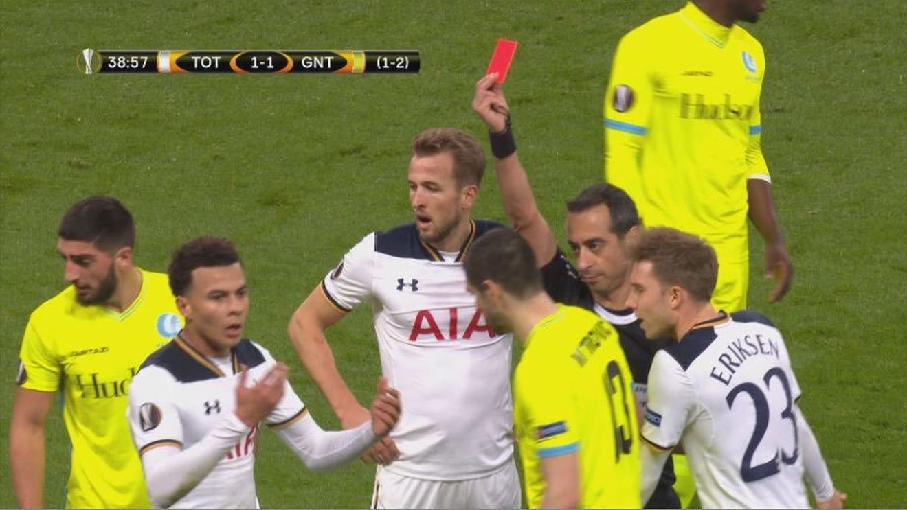 VIDEO Suspendare drastică primită de Dele Alli după faultul oribil comis în meciul cu Gent
