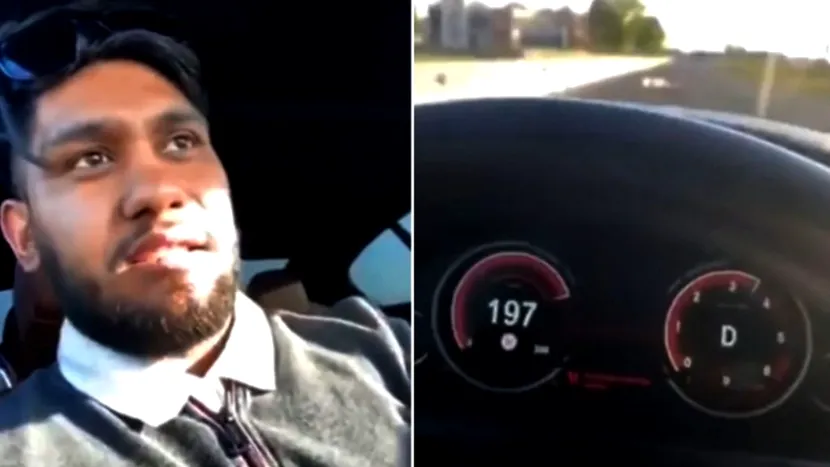 VIDEO Tânăr din Brăila, live pe Facebook în timp ce conducea cu 200 de km/h: „Voi stați închiși în casă, terminaților”