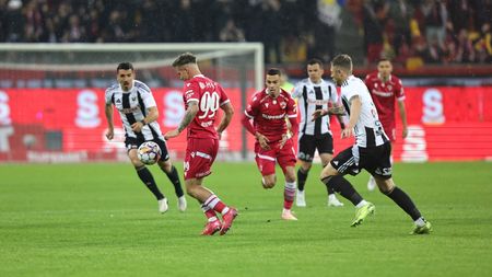 Dinamo București – U Cluj 1-3, în etapa 9 din play-off-ul Superligii. Ardelenii au făcut remontada în 10 oameni
