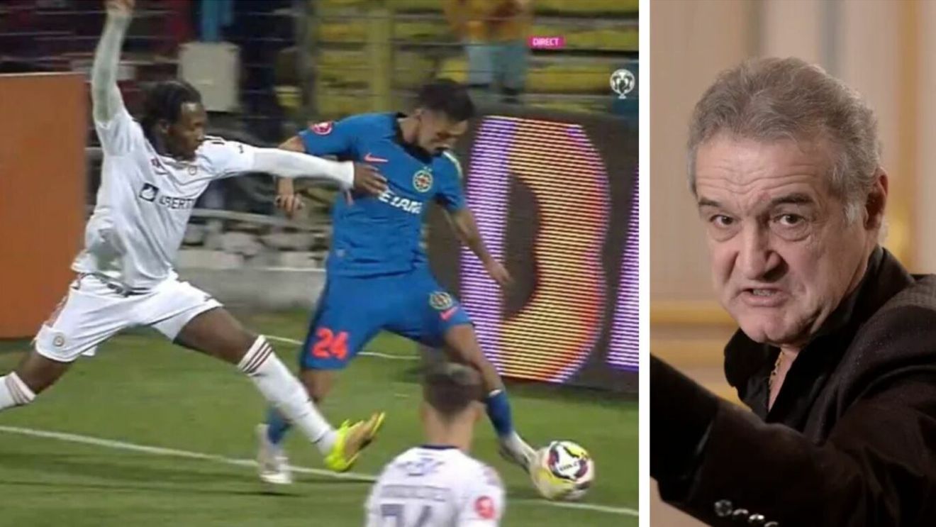 Nici arbitrii nu au scăpat de furia lui Gigi Becali după Oțelul - FCSB 1-1: „Oameni nebuni, fără minte, e extraordinar de ușoară faza!”