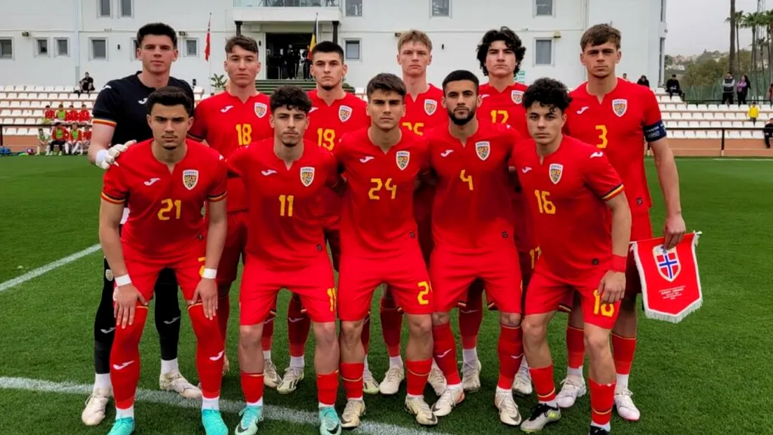 Egal cu goluri pentru România U18 în ultimul amical din Spania. Cinci jucători legitimați la cluburi din Liga 2 au prins minute în testul cu Norvegia U18