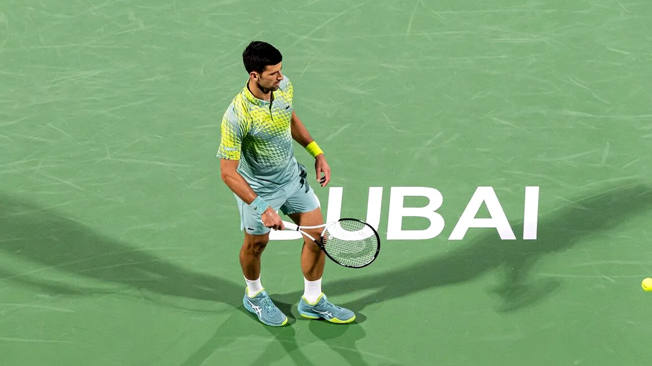 Novak Djokovic, prima înfrângere din 2023! Cine l-a răpus pe liderul ATP în semifinale la Dubai | VIDEO