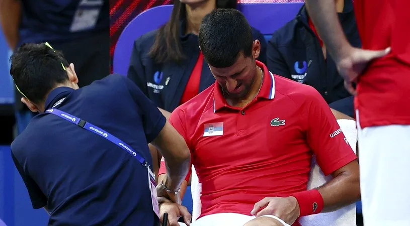 Coșmar pentru Novak Djokovic înainte de Australian Open! Liderul mondial s-a accidentat dintr-un motiv de necrezut și a pierdut meciul de la United Cup. FOTO