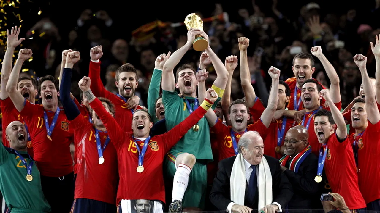 Prime de campioni mondiali: fiecare jucător al Spaniei ia 720.000 de euro dacă 