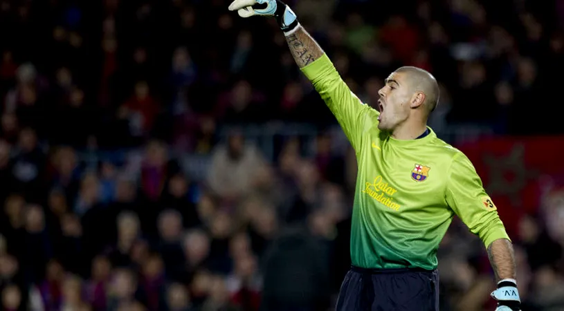 Valdes și-a pus fanii în cap la meciul cu Bilbao!** Portarul Barcelonei are o explicație incredibilă pentru gestul care i-a iritat pe suporteri