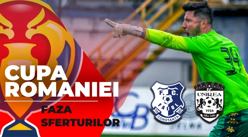 CSM Unirea Alba Iulia pierde cu Farul și părăsește Cupa României în sferturi. Trupa lui Pelici a dat o replică admirabilă echipei lui Hagi