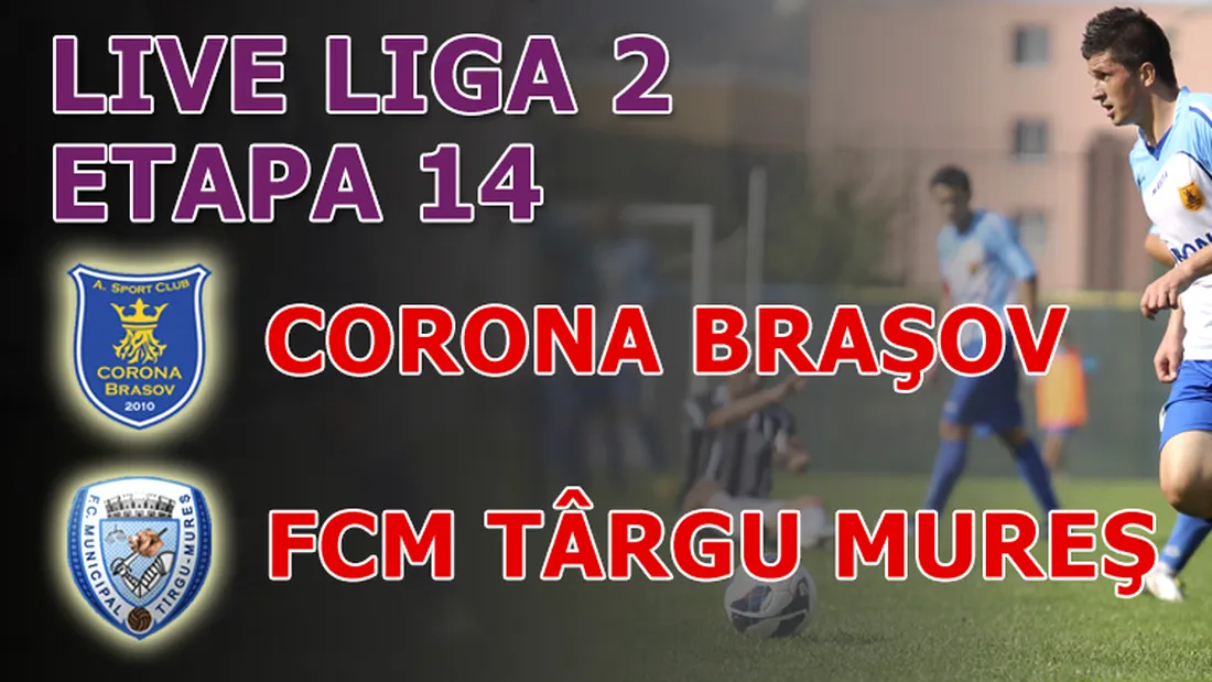 Corona Brașov - FCM Târgu Mureș 1-0!** Coman aduce victoria liderului