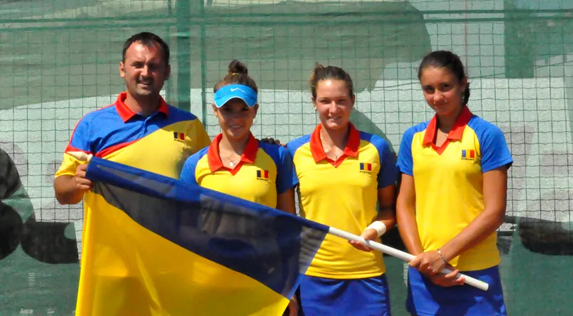 Ruxandra Dragomir și Victor Hănescu, alături de echipa României, în finala Turneului European Summer Cup Girls 16