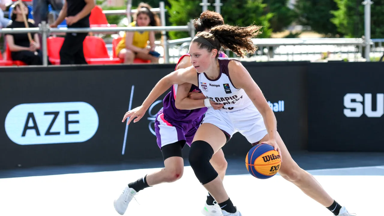 Rapid urcă pe locul 4 mondial în FIBA 3×3 Women’s Series după o prestație excelentă în Azerbaidjan