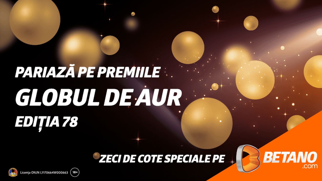 Weekend special pe Betano! Pariuri pe toate categoriile la Premiile Globul de Aur, ediția 78