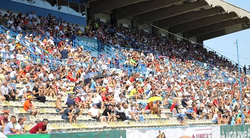 AFC Hermannstadt va avea, în premieră, galerie la meciul cu ASU Poli.** 