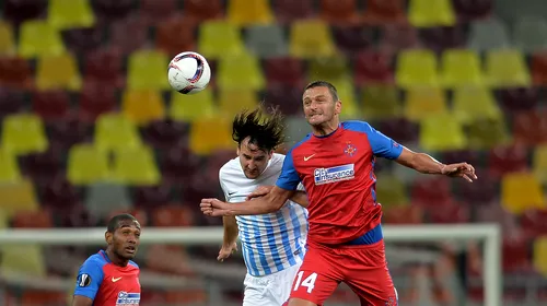 Descătușarea lui GOLubovic! FOTO Reacția atacantului după primul gol la Steaua în 12 meciuri și 850 de minute