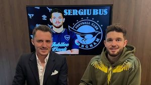 OFICIAL | ProSport, confirmat! Sergiu Buș a plecat de la FCSB direct în Coreea de Sud! Atacantul a fost prezentat la noua echipă | FOTO