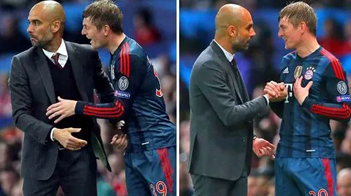 Fanii lui United speră și mai tare să-l vadă pe Kroos pe Old Trafford. Mijlocașul s-a certat din nou cu Guardiola