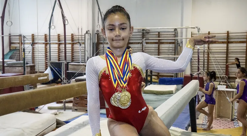 Miruna Cazan, o nouă steluță pe cerul gimnasticii: trei titluri și un 