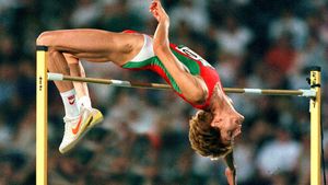 Kostadinova, la "Monica Iagăr GP"