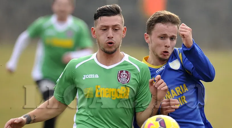 După egalul cu Sănătatea, CFR s-a dezlănțuit cu Metalurgistul.** Arnăutu a marcat împotriva echipei din Cugir