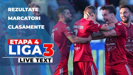 Etapa 4 Liga 3 | LPS HD Clinceni a reușit scorul zilei, FCSB 2 a revenit spectaculos în ultimele minute. Petrolul 2 și U Craiova 2 au pierdut