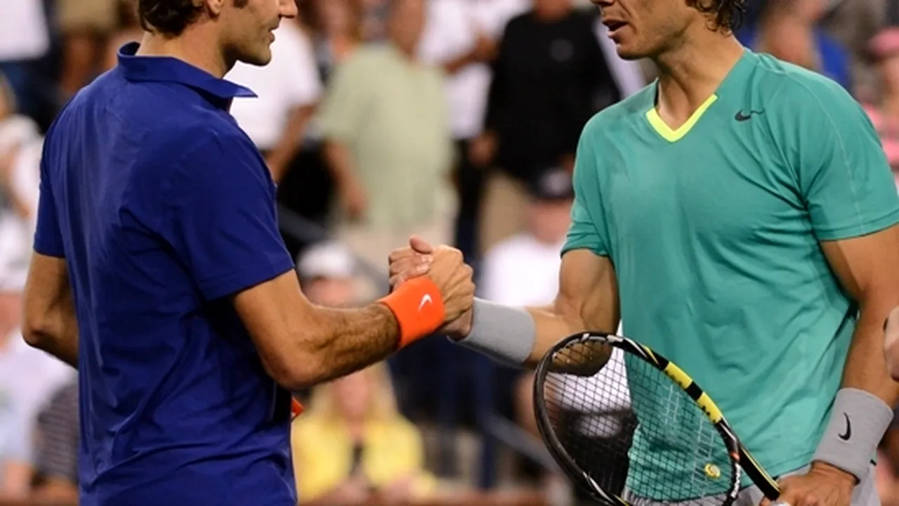 Rafael Nadal l-a învins pe Federer în 85 de minute la Indian Wells!