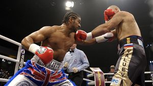 Răpunerea lui Goliath!** David Haye, noul campion monial la grea!