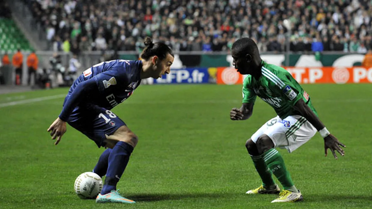 Echipa lui Bănel, mai tare psihic decât PSG-ul lui Ibrahimovic!** Saint Etienne s-a calificat după penalty-uri în semifinalele Cupei Ligii