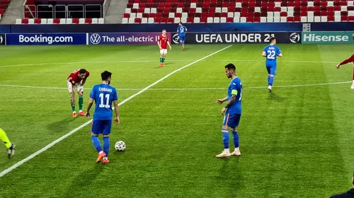 România U21, start ratat cu Ungaria! Marius Marin, la un pas de eliminare! Mijlocașul nu va juca cu Germania | FOTO