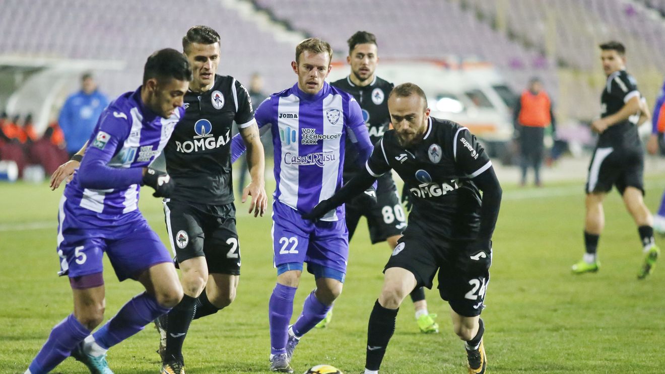 Aniversarea tristă la Timișoara! Pe un ger cumplit, ACS Poli a remizat cu Gaz Metan Mediaș, 1-1