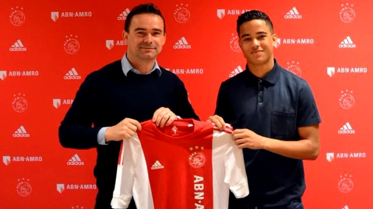 A fost Patrick, urmează Justin. Fiul lui Kluivert a semnat primul contract de fotbalist profesionist. VIDEO | Ce poate face la 17 ani