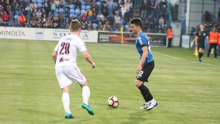 Secretul golului campionatului până în acest moment! Cristi Ganea a înscris superb la vinclu din lovitură liberă: "Domnul Hagi mi-a spus să..." | FOTO