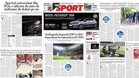 Marți, în săptămânalul ProSport - un document ferit de ochii publicului de către șefii fotbalului: bilanțul FRF