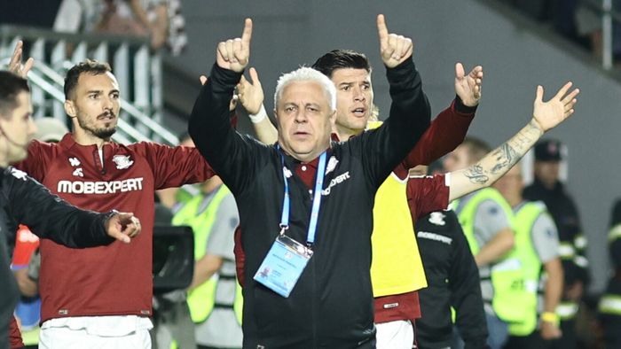 Haos la vestiare cu Marius Șumudică și rapidiștii, care i-au atacat pe arbitri: „Hoțule!”. Potop de înjurături pentru Radu Petrescu, când nu știau că sunt filmați