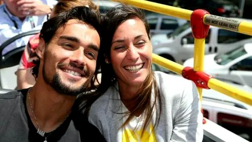 Fognini și Pennetta, partidă de tenis cu un uscător de rufe pe post de fileu. Cei doi par mai îndrăgostiți ca niciodată | VIDEO