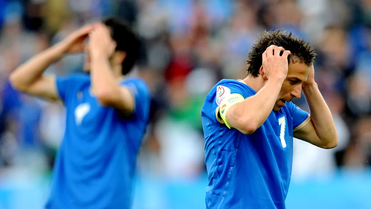 Del Piero și Pirlo nu vor juca cu Franța